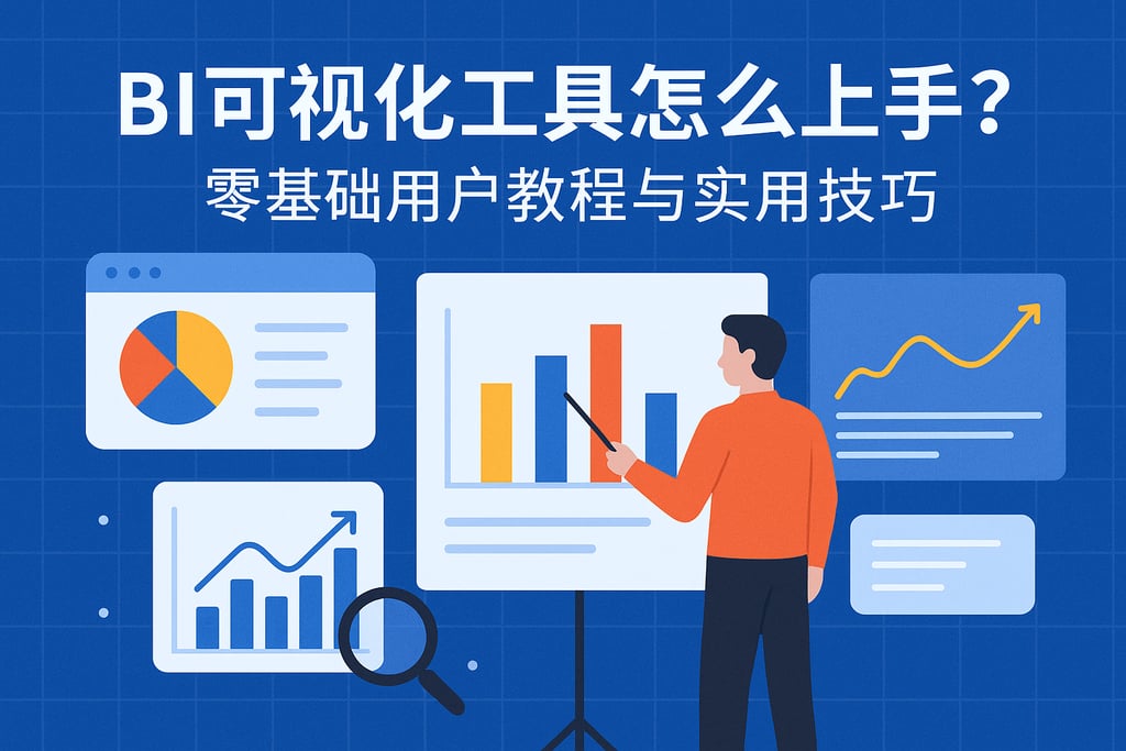 BI可视化工具怎么上手？零基础用户教程与实用技巧"